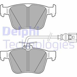 Комплект гальмівних колодок задніх AUDI A3, Q3, TT; CUPRA FORMENTOR 2.5 03.15- Delphi LP3267 (фото 1)