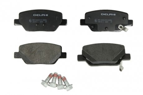 Комплект гальмівних колодок задніх FIAT TIPO 1.0-1.6D 10.15- Delphi LP3290 (фото 1)