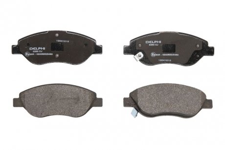 Комплект тормозных колодок передний FIAT TIPO 1.4/1.4LPG/1.6D 03.16-10.20 Delphi LP3360