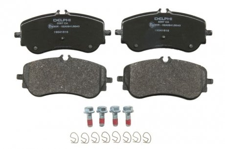 Комплект гальмівних колодок задніх MAN TGE; Volkswagen AMAROK, CRAFTER, GRAND CALIFORNIA CAMPER 2.0-Electric 12.10- Delphi LP3367 (фото 1)