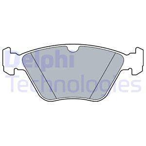 Комплект тормозных колодок передний MERCEDES E T-MODEL (S211), E (W211) 2.6-3.5 03.03-07.09 Delphi LP3517