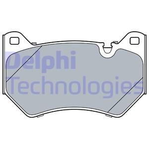 Комплект тормозных колодок передний AUDI Q5 2.0-3.0D 06.16- Delphi LP3529 (фото 1)