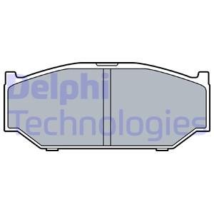 Комплект тормозных колодок передн. SUZUKI SWIFT IV 1.2/1.6 10.10- Delphi LP3544