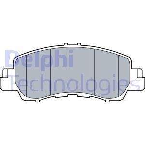 Комплект тормозных колодок передний MITSUBISHI ECLIPSE 1.5/2.2D 10.17- Delphi LP3571 (фото 1)