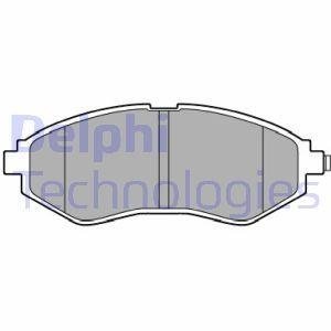 Комплект тормозных колодок передний CHEVROLET AVEO / KALOS 1.2-1.5 05.03- Delphi LP3594