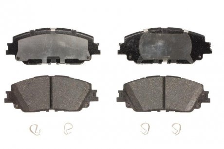 Комплект тормозных колодок передний (с аксессуарами; с демпфером) LEXUS ES, UX; TOYOTA CAMRY, COROLLA, RAV 4 V 2.0-Electric 08.17- Delphi LP3596 (фото 1)