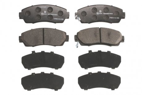 Комплект гальмівних колодок спереду HONDA CR-V V, ODYSSEY 1.5/2.0H/3.5 09.05- Delphi LP3613