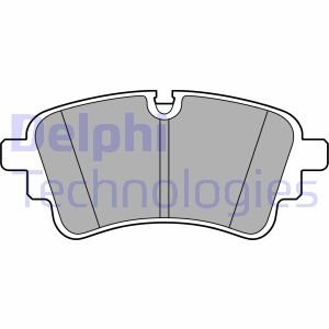 Комплект тормозных колодок задних AUDI A4 ALLROAD B9, A4 B9, A5, A6 ALLROAD C8, A6 C8, A7, Q5 2.0-3.0H 06.16- Delphi LP3670 (фото 1)