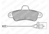 Фото автозапчасти тормозные колодки задние FORD COUGAR, MONDEO I, II 1.6i-2.5 V6 02.93-12.01 Delphi LP853 (фото 1)