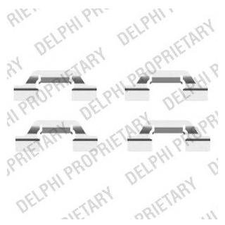 Ремкомплект гальмівних колодок Delphi LX0438