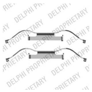 Ремкомплект гальмівних колодок Delphi LX0440 (фото 1)