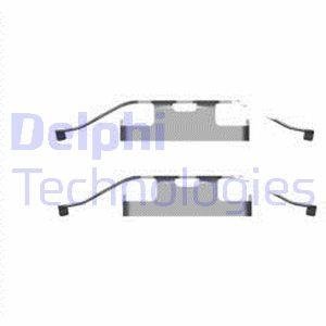 Комплект крепления задних тормозных колодок Volkswagen MULTIVAN V, TOUAREG, TRANSPORTER V 1.9D-6.0 10.02-08.15 Delphi LX0596