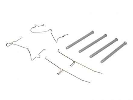 Комплект крепления передних тормозных колодок TOYOTA HILUX VII 2.5D/3.0D 03.05-09.15 Delphi LX0637