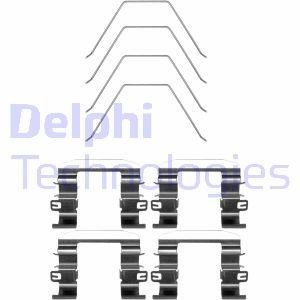 Комплект крепления передних тормозных колодок FORD S-MAX; KIA SORENTO III 1.5-3.3 01.15- Delphi LX0669