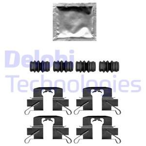 Комплект крепления задних тормозных колодок MAZDA CX-3, CX-5; PEUGEOT 3008 1.5D-2.2D 06.09- Delphi LX0696