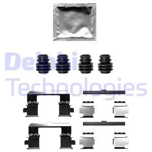Комплект крепления передних тормозных колодок DS DS 5; MAZDA CX-5 1.6-2.5 11.11- Delphi LX0697
