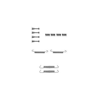 Фото автозапчасти монтажный набор тормозной колодки (ATE) BMW 3 (E46), 5 (E39), 6 (E24), 7 (E23) 2.5-3.4 09.77-07.06 Delphi LY1042