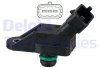 Фото автозапчастини датчик тиску у впускному колекторі (3 pin) FIAT DOBLO/MINIVAN; LAND ROVER FREELANDER I; OPEL ASTRA G, FRONTERA B, OMEGA B, SINTRA, SPEEDSTER, VECTRA B, ZAFIRA A 1.7D-2.2D 11.96- Delphi PS10186 (фото 2)