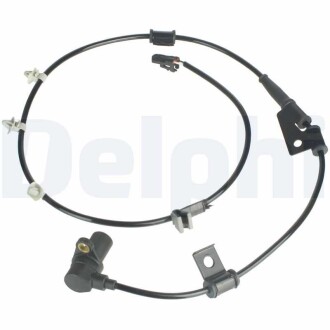 Фото автозапчастини датчик ABS передній права HYUNDAI ELANTRA III; KIA CERATO I 1.5D-2.0D 06.00-12.09 Delphi SS20257