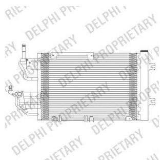 Радиатор кондиционера (с осушителем) OPEL ASTRA H, ASTRA H CLASSIC, ASTRA H GTC, ZAFIRA B 1.3D-2.0 03.04- Delphi TSP0225616