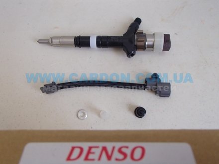 Фото автозапчасти форсунка топливная (цилиндры №1 и №2) 1KD-FTV Prado DENSO 0950000741