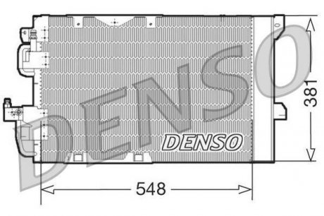 Фото автозапчасти радиатор кондиционера DENSO DCN20005 (фото 1)