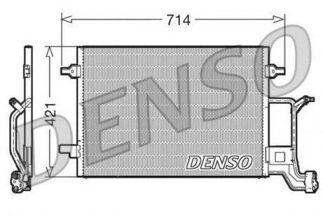 Радіатор кондиціонера DENSO DCN32019 (фото 1)