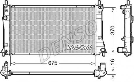Радіатор DENSO DRM44035 (фото 1)