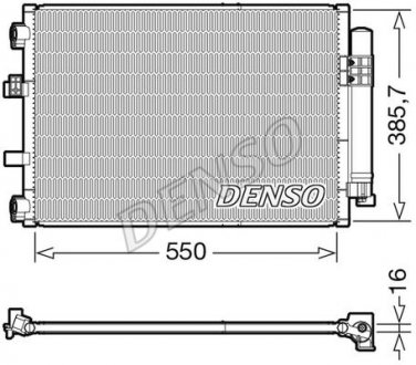 Радіатор кондиціонера Ford (1703509) DENSO DCN10043 (фото 1)