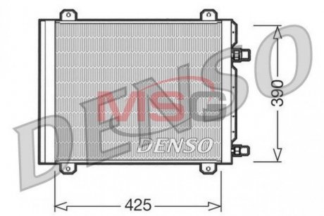 Фото автозапчасти радиатор кондиционера DENSO DCN23004