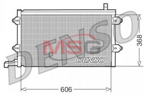 Фото автозапчастини радіатор кондиціонера DENSO DCN32003