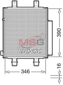 Фото автозапчасти радіатор кондиціонера DENSO DCN35004