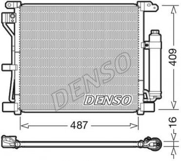 Радіатор кондиціонера Nissan (921001FE0B) DENSO DCN46019 (фото 1)