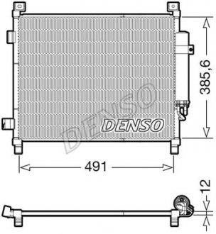 Радіатор кондиціонера Nissan (921003VA1A) DENSO DCN46031