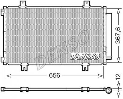 Радиатор кондиционера SUZUKI SX4 S-CROSS, VITARA 1.6 08.13- DENSO DCN47009 (фото 1)