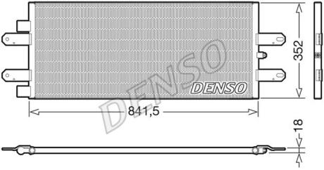 Фото автозапчасти радіатор кондиціонера DENSO DCN99053