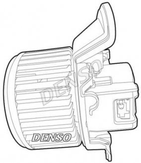 Фото автозапчасти вентилятор, конденсатор кондиционера DENSO DEA01211 (фото 1)