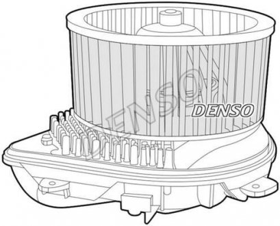 Фото автозапчасти вентилятор DENSO DEA07013