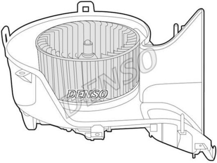 Фото автозапчасти вентилятор DENSO DEA25001