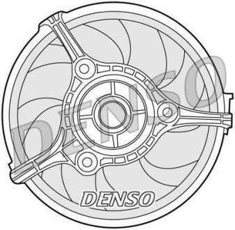 Вентилятор, охлаждение двигателя DENSO DER02002 (фото 1)
