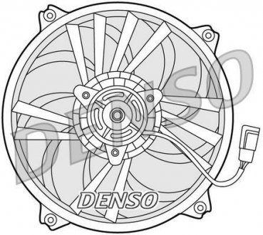 Вентилятор, охлаждение двигателя DENSO DER21015 (фото 1)