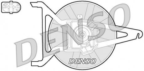 Вентилятор радіатора DENSO DER21020