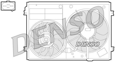 Фото автозапчастини вентилятор радіатора DENSO DER32012