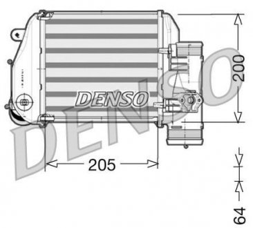 Интеркуллер DENSO DIT02024 (фото 1)