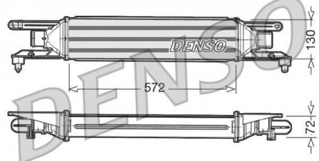 Фото автозапчастини інтеркулер DENSO DIT09105