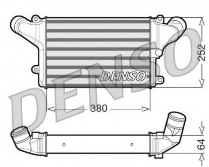 Фото автозапчастини інтеркулер MR414252 Caterpillar DENSO DIT45003 (фото 1)