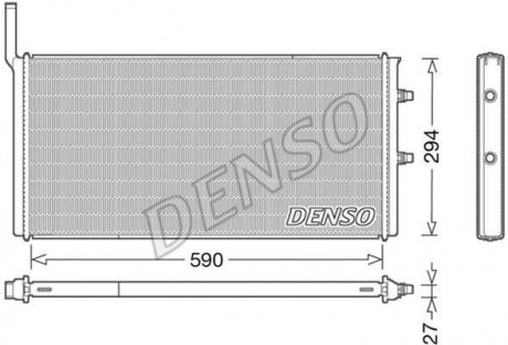 Фото автозапчасти теплообмінник DENSO DRM05009 (фото 1)