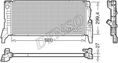 Радіатор основний DENSO DRM05119 (фото 1)
