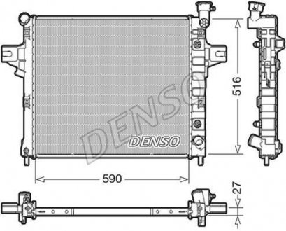 Фото автозапчастини теплообмінник DENSO DRM06031