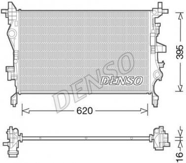 Фото автозапчасти chodnica FIAT 500X 14- DENSO DRM06036